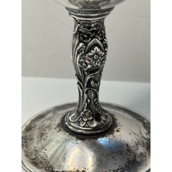 Vntg WM Rogers Silverplate Metal Goblet Chalice Phi Alpha Honor Society Etched - Picture 3 of 6